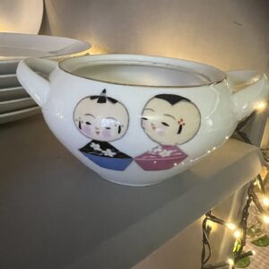 Vintage Rare Meito Fine China Sugar Bowl