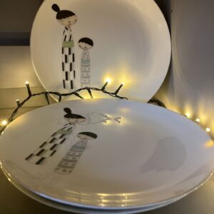 Rare Vintage Meito Oriental Design Dinner Plate 26cm