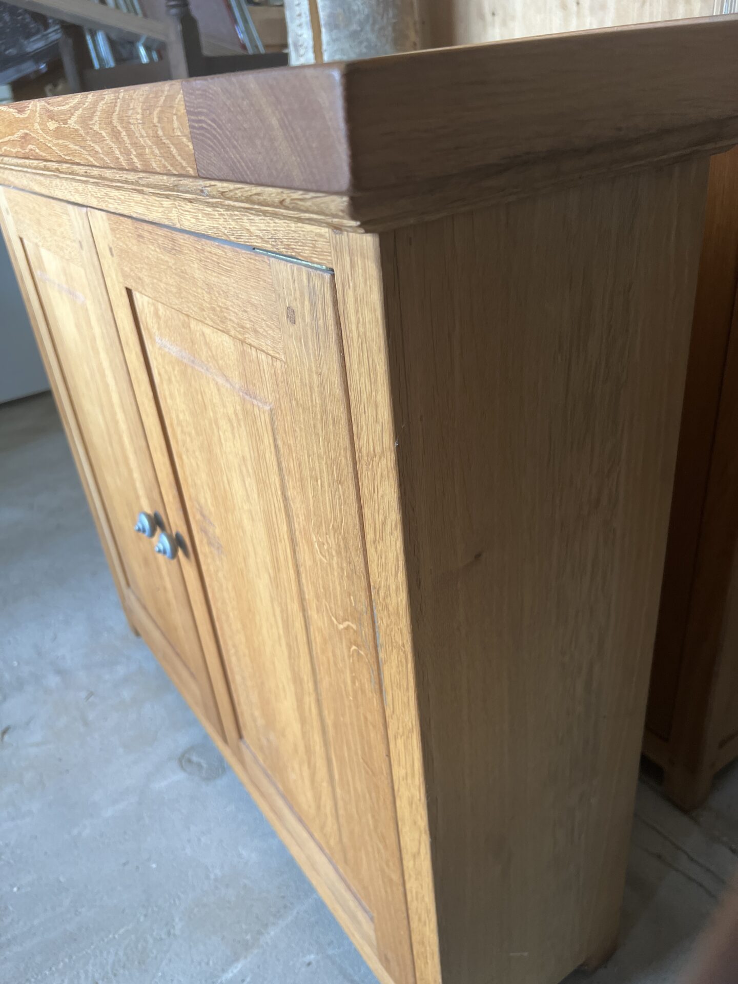 Solid Oak Double Door Unit - Image 3