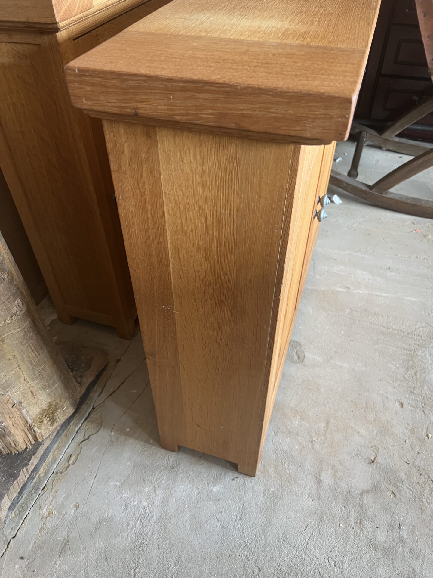 Solid Oak Double Door Unit - Image 4